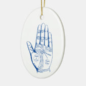 ヴィンテージパルミストグラフパーム読ズ セラミックオーナメント (左)