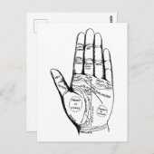 ヴィンテージパルミストグラフパーム読ズ ポストカード (正面/裏面)