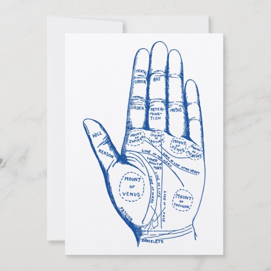 ヴィンテージパルミストグラフパーム読ズ 招待状 (正面)