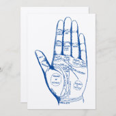 ヴィンテージパルミストグラフパーム読ズ 招待状 (正面/裏面)