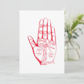 ヴィンテージパルミティグラフパーム読のトートバッグ 招待状 (スタンド正面)