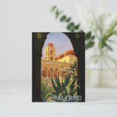 ヴィンテージパレルモイタリアヨーロッパ旅行 ポストカード (スタンド正面)