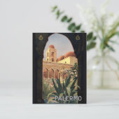 ヴィンテージパレルモシチリア観光旅行 ポストカード (スタンド正面)