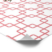 ヴィンテージパロットバードオンレトロアートポスター ポスター (角)