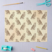 ヴィンテージパロツオンクリームデコパージュ 薄葉紙 (クラフト)