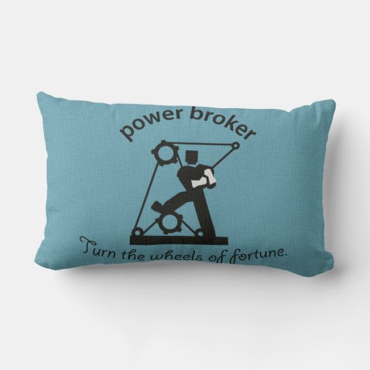 ヴィンテージパワーブローカー腰枕 ランバークッション (裏面)