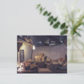 ヴィンテージパンとペストリーショップのインテリアデザイン ポストカード (スタンド正面)