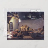 ヴィンテージパンとペストリーショップのインテリアデザイン ポストカード (正面/裏面)