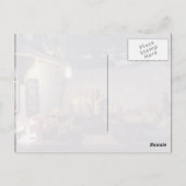 ヴィンテージパンとペストリーショップのインテリアデザイン ポストカード (裏面)