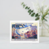 ヴィンテージパンアメリカン旅行ポスター – ハワイ ポストカード (スタンド正面)