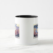 ヴィンテージパンアメリカン旅行ポスター – ハワイ マグカップ (中央)