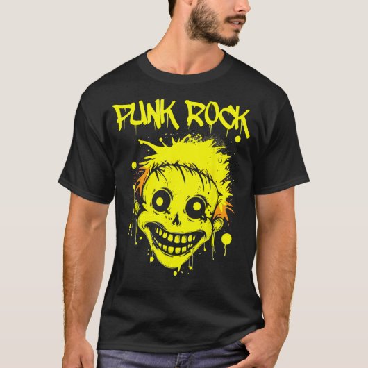 ヴィンテージパンクロックコンサート パンク Tシャツ (正面)