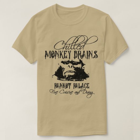 ヴィンテージパンコットパレスから冷えたサルの脳 Tシャツ (デザイン正面)
