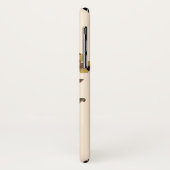 ヴィンテージパンジー開花、フローラガーデンフラワー Case-Mate iPhoneケース (裏面/左)