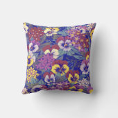 ヴィンテージパンジー～枕/クッション クッション (裏面)