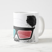 ヴィンテージパンダ3-D眼鏡 ジャンボコーヒーマグカップ (正面右)