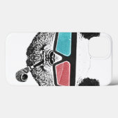 ヴィンテージパンダ3-D眼鏡 Case-Mate iPhoneケース (裏面 (横))