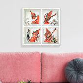 ヴィンテージパンチとジュディ キャンバスプリント (インサイチュ (リビング))