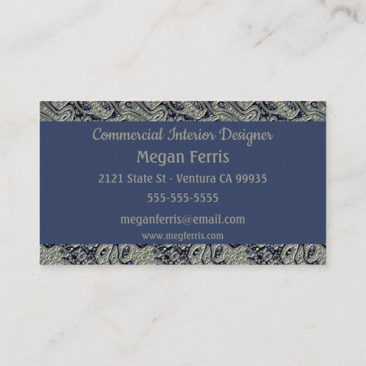 ヴィンテージパンチTin名刺 名刺 (裏面)