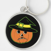 ヴィンテージパンプキンウィッチキーチェーン キーホルダー (正面)
