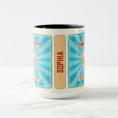 ヴィンテージパンプキンスパイスラテ-レシピポスター マグカップ (中央)