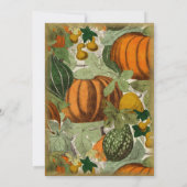 ヴィンテージパンプキンズアンドグールズ招待状 招待状 (裏面)