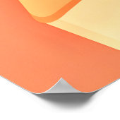 ヴィンテージパンプキンパイイラストレーション ポスター (角)