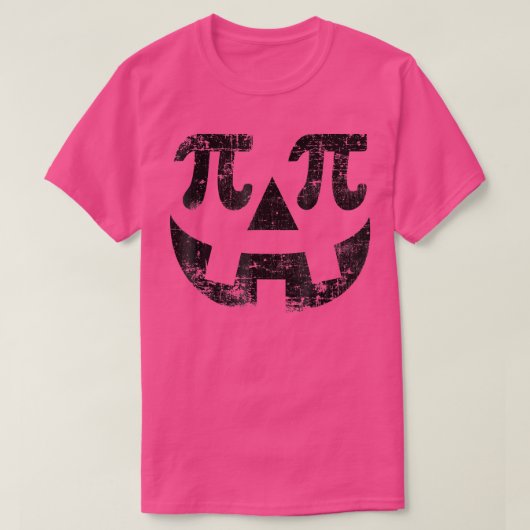 ヴィンテージパンプキンパイハロウィーンのカボチャのちょうちんハロウィンマ Tシャツ (デザイン正面)