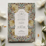 ヴィンテージパンペネルパターンウィリアム・モリス 招待状<br><div class="desc">William Morrisの有名なPimpernelパターンをフィーチャーした結婚式招待状でタイムレスなエレガンスを受け入れ描写、埃っぽい黄色、ピンク、色がかったブルーのヴィンテージの色合いで見事に表現。手作りのデザインの美しいと色とパターンの調和した相互作用の信じ中で、芸術工芸運動のフィギュアのディレクターであるWilliam Morrisは。彼の象徴的なPimpernelパターンは、その巻き込まれた葉と繊細な花模様によって特徴づけられ、数十年にわたって耐え忍び、自然の世界と複雑な技巧祝の美を体現している。これらの招待状は過ぎ去った時代に敬意を払うだけでなく、感性にも共鳴しモダン、お祝いに対してアーティストリーとエレガンスの融合を求めるカップルに最適な選択結婚であ伝統的るコンテンポラリー。あなたの愛する人々に招待状あなたの組合に参加する結婚の深いエッセンスを補完する美術史の一部と結婚の旅。</div>