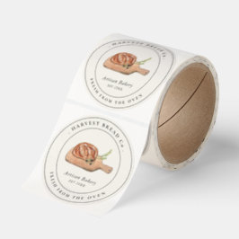 ヴィンテージパン焼きラベル ラウンドシール