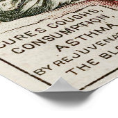 ヴィンテージパーカーの強壮薬のクック広告リー ポスター (角)