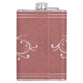 ヴィンテージパーソナライズされたが盛んだヒップスター氏 フラスク (裏面)