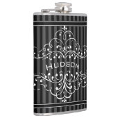 ヴィンテージパーソナライズされたが盛んだヒップスター氏 フラスク (右)