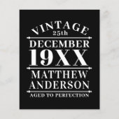 ヴィンテージパーソナライズされたの完成度 (正面)