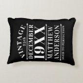 ヴィンテージパーソナライズされたの完成度 アクセントクッション (裏面)