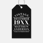 ヴィンテージパーソナライズされたの完成度 ギフトタグ (裏面)