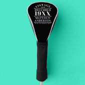 ヴィンテージパーソナライズされたの完成度 ゴルフヘッドカバー