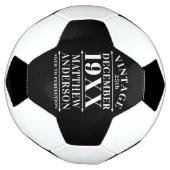 ヴィンテージパーソナライズされたの完成度 サッカーボール (回転)