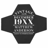 ヴィンテージパーソナライズされたの完成度 サッカーボール (フラット)