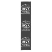 ヴィンテージパーソナライズされたの完成度 ショートテーブルランナー (正面)