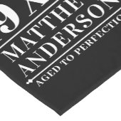 ヴィンテージパーソナライズされたの完成度 ショートテーブルランナー (コーナー)