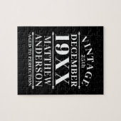 ヴィンテージパーソナライズされたの完成度 ジグソーパズル (横)