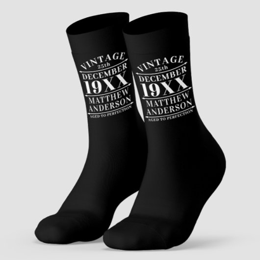 ヴィンテージパーソナライズされたの完成度 ソックス