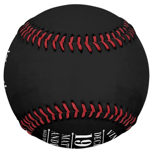 ヴィンテージパーソナライズされたの完成度 ソフトボール (正面)