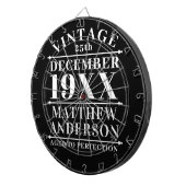 ヴィンテージパーソナライズされたの完成度 ダーツボード (正面右)