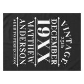 ヴィンテージパーソナライズされたの完成度 テーブルクロス (正面(横))