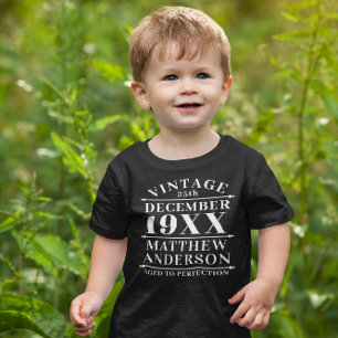 ヴィンテージパーソナライズされたの完成度 トドラーTシャツ