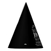 ヴィンテージパーソナライズされたの完成度 パーティーハット (左)