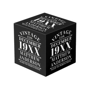 ヴィンテージパーソナライズされたの完成度 フォトキューブ