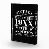 ヴィンテージパーソナライズされたの完成度 フォトブロック (右)